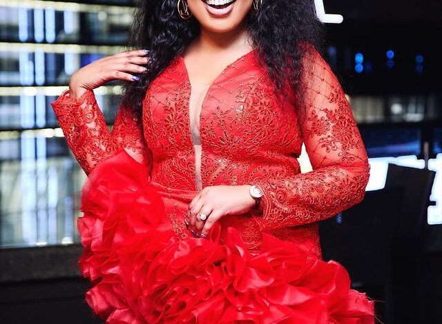 Phindile Gwala Serves Legs in Burgundy Mini Dress, Netizens Debate Her Bold Look