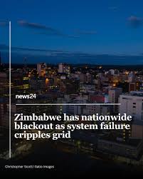 News24 | A horrific power outage across Zimbabwe due to a system failure that paralyzes the grid.