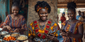 African Lifestyle 2025: Bold Secrets from Christelle’s Journey African Lifestyle woman Christelle cooking, reading, and engaging with community